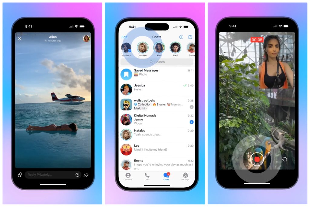 Telegram has announced the launch of Stories with a lifespan of up to 6 hours